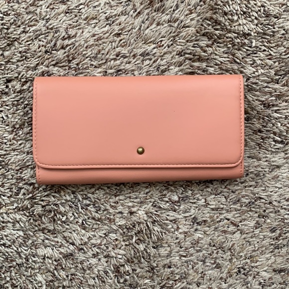 Universal Thread Trifold Wallet in Peachy Pink - Picture 2 of 12